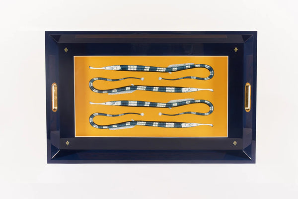LACQUER DECORATIVE TRAY - KINGMAKER