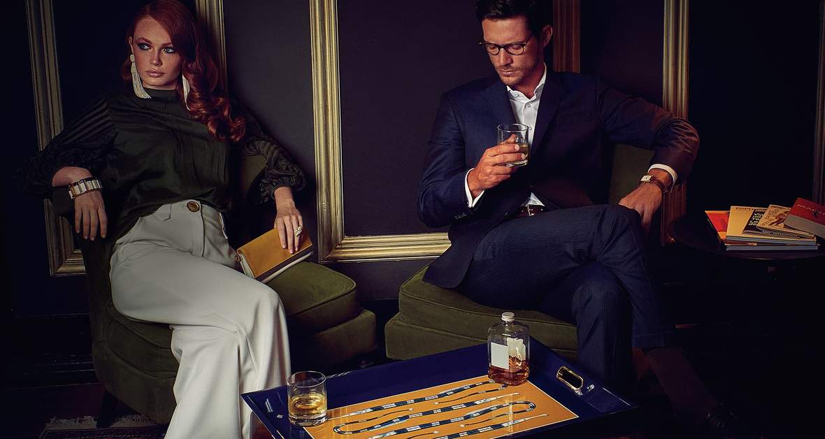 Luxury lacquer tray